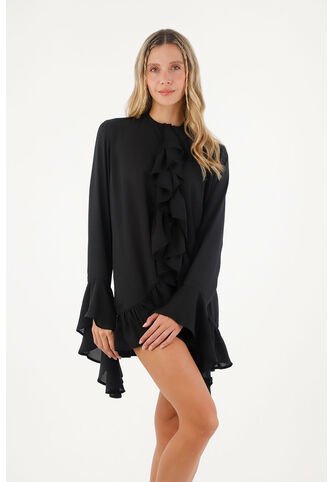 Camisa Aurea  Negro Mercedes Campuzano Mercedes Campuzano