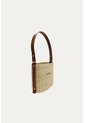 Cartera Basket Beige Mercedes Campuzano de Mercedes Campuzano