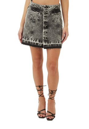 Falda Corta Salma Negro Mercedes Campuzano