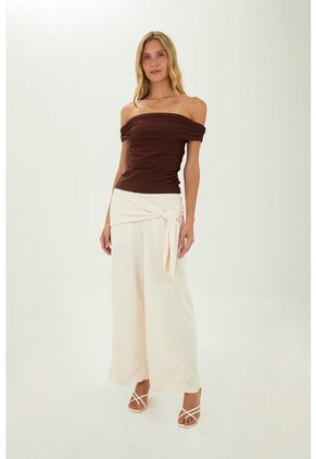 Pantalon Colline Marfil Mercedes Campuzano