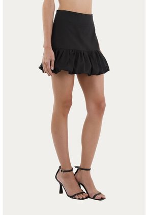 Falda Corta Paloma Negro Mercedes Campuzano