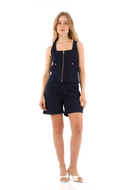 Short Asha Azul Oscuro Mercedes Campuzano