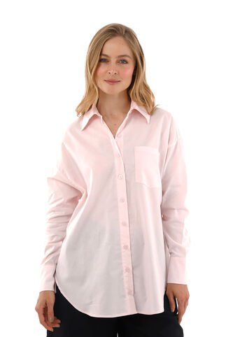 Camisa Boyfriend Haven Rosado Mercedes Campuzano Mercedes Campuzano