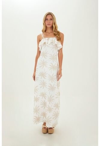 Vestido Largo Carline Marfil Mercedes Campuzano Mercedes Campuzano