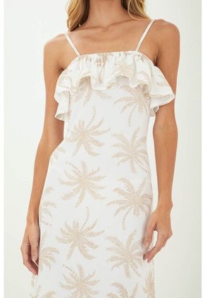 Vestido Largo Carline Marfil Mercedes Campuzano