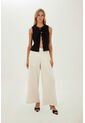 Pantalon Colette Beige Mercedes Campuzano de Mercedes Campuzano
