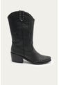 Bota Texana Olive Negro Mercedes Campuzano de Mercedes Campuzano