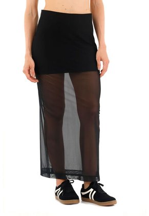 Falda Larga Bey Negro Mercedes Campuzano