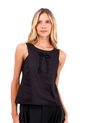 Camisa Maiden Negro Mercedes Campuzano de Mercedes Campuzano
