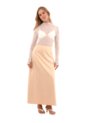 Falda Larga Starlight Amarillo Mercedes Campuzano de Mercedes Campuzano