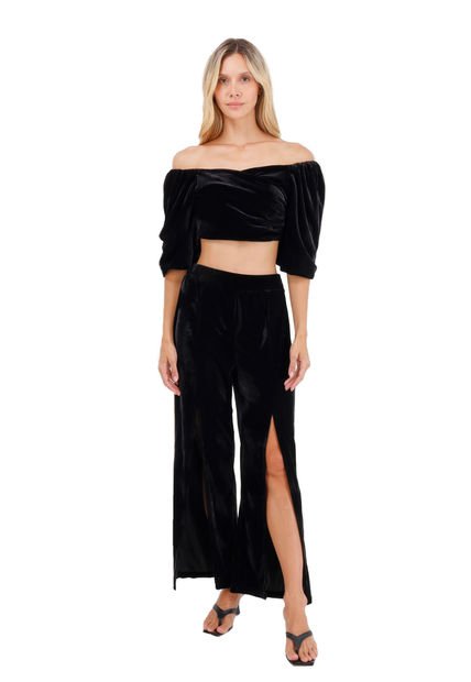 Pantalon Talita Negro Mercedes Campuzano