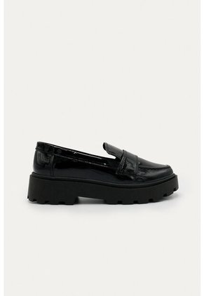 Mocasin Dafne Negro Mercedes Campuzano