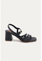 Sandalia Tacón Lia Negro Mercedes Campuzano de Mercedes Campuzano