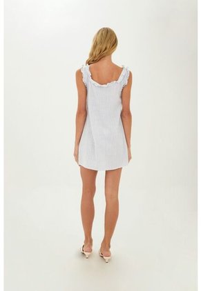 Vestido Corto Deena Azul Mercedes Campuzano