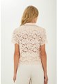 Camisa Steph Beige Mercedes Campuzano de Mercedes Campuzano