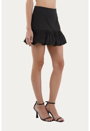 Falda Corta Paloma Negro Mercedes Campuzano