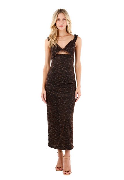 Vestido Largo Whispers Tigre Mercedes Campuzano