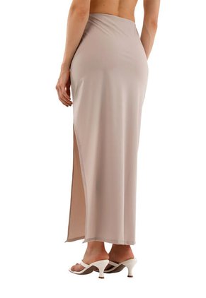 Falda Larga Anya Toupe Mercedes Campuzano