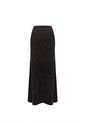Falda Larga Mistica Negro Mercedes Campuzano de Mercedes Campuzano