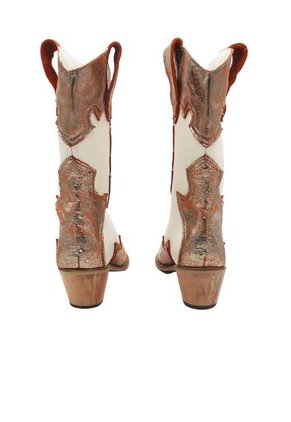 Bota Texana Belle Marfil Mercedes Campuzano