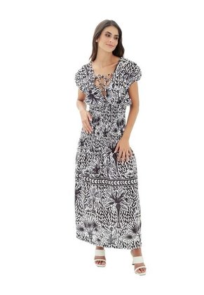 Vestido Largo Carlota Aires Negro Mercedes Campuzano