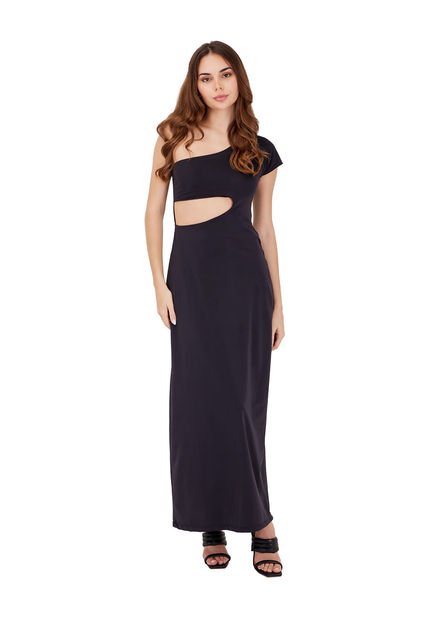 Vestido Largo Marygold Negro Mercedes Campuzano
