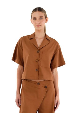 Camisa Charlize Toupe Mercedes Campuzano Mercedes Campuzano