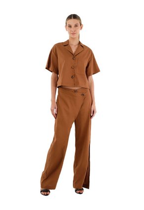 Camisa Charlize Toupe Mercedes Campuzano