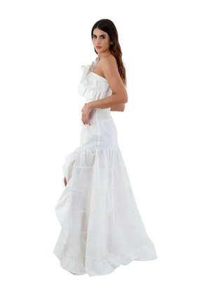 Falda Larga Kelly Marfil Mercedes Campuzano