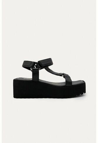 Sandalia Plataforma Ali Negro Mercedes Campuzano Mercedes Campuzano