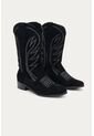 Bota Texana Elora Negro Mercedes Campuzano de Mercedes Campuzano