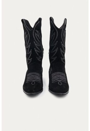 Bota Texana Elora Negro Mercedes Campuzano