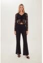 Pantalon Sun Negro Mercedes Campuzano de Mercedes Campuzano