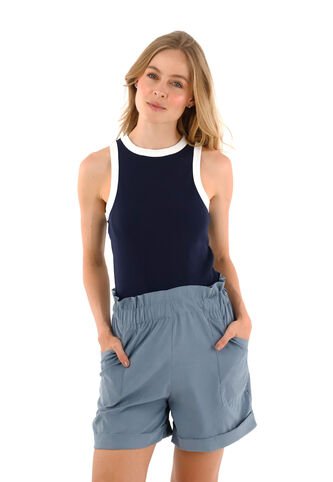 Top Saia Azul Mercedes Campuzano Mercedes Campuzano