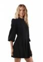 Vestido Corto Juliette Negro Mercedes Campuzano de Mercedes Campuzano