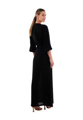Vestido Largo Danna Negro Mercedes Campuzano