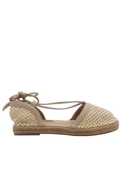 Spadrilla Plana Gabi Beige Mercedes Campuzano