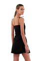 Vestido Corto Britt Negro Mercedes Campuzano de Mercedes Campuzano
