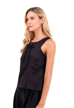 Camisa Maiden Negro Mercedes Campuzano
