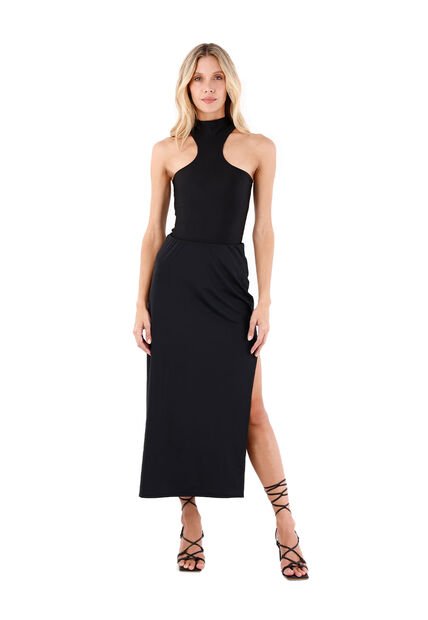 Falda Larga Anya Negro Mercedes Campuzano