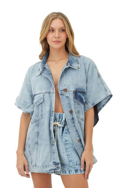 Chaqueta Bri Azul Mercedes Campuzano