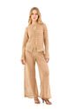 Pantalón  Harlow Toupe Mercedes Campuzano de Mercedes Campuzano