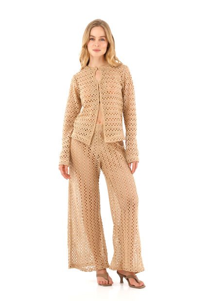 Pantalón  Harlow Toupe Mercedes Campuzano
