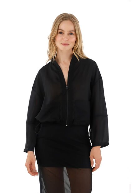 Chaqueta  Violette Negro Mercedes Campuzano