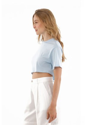 T-Shirt Charlie Azul Claro Mercedes Campuzano