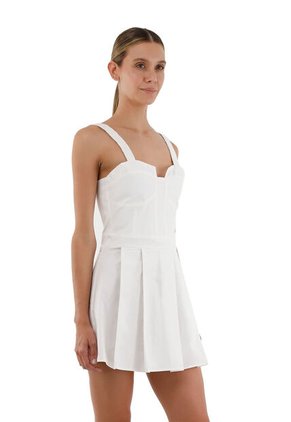 Vestido Corto Dannia Marfil Mercedes Campuzano