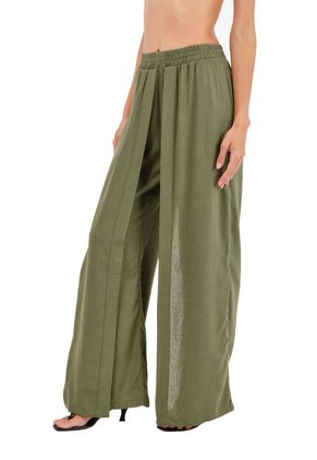 Pantalon Zulima Verde Oscuro Mercedes Campuzano
