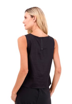Camisa Maiden Negro Mercedes Campuzano