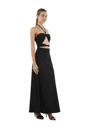 Vestido Largo Delphine Negro Mercedes Campuzano