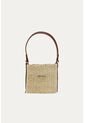 Cartera Basket Beige Mercedes Campuzano de Mercedes Campuzano
